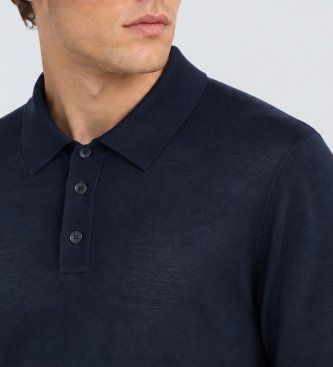 Michael Kors Core Merino Polo Midnight Blue