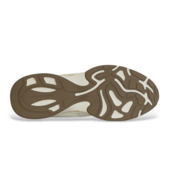 Michael Kors Zapatillas de piel Riley Trainer blanco