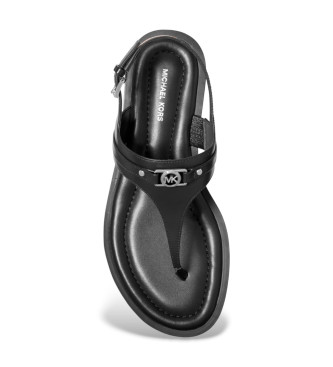 Michael Kors Leather Sandals Mandy black