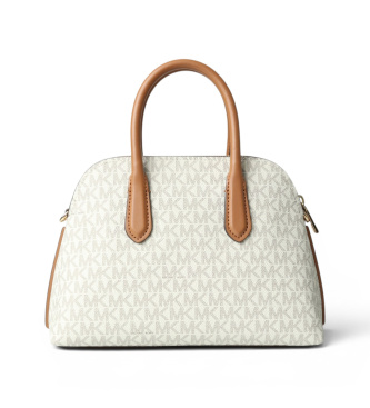 Michael Kors Bolso Freddie mediano con cadena beige