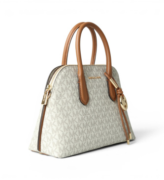 Michael Kors Bolso Freddie mediano con cadena beige
