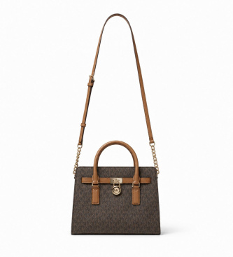 Michael Kors Hamilton small brown bag