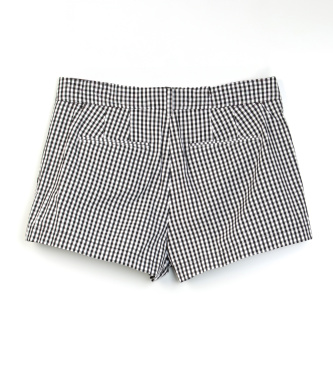 Michael Kors Vichy shorts sort, hvid
