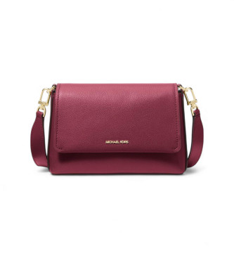 Michael Kors Nessa, pequena mala de ombro em pele castanha