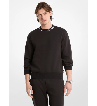 Michael Kors Felpa in misto cotone con logo nero