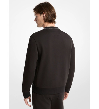 Michael Kors Felpa in misto cotone con logo nero