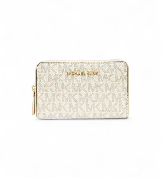 Michael Kors Kartenhalter mit beigem Logo