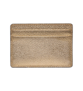 Michael Kors Jet Set-kortholder i guld