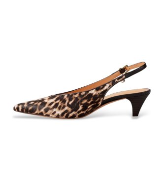 Michael Kors Zapatos de piel Tonya camel
