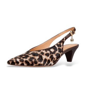 Michael Kors Zapatos de piel Tonya camel