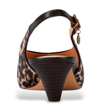 Michael Kors Zapatos de piel Tonya camel