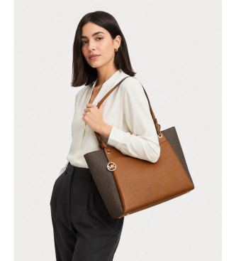 Michael Kors Große braune Tote-Tasche May
