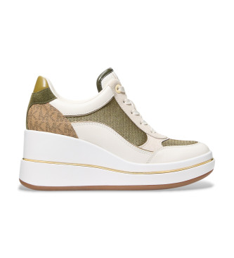 Michael Kors Skórzany pantofel Emmy w kolorze beżowym
