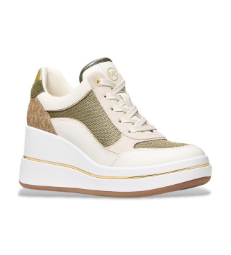Michael Kors Skórzany pantofel Emmy w kolorze beżowym