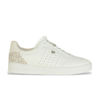 Michael Kors Crme leren sneakers wit