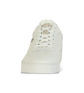 Michael Kors Crme leren sneakers wit