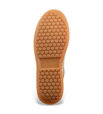 Michael Kors Sneaker Dottie in camoscio con plateau beige