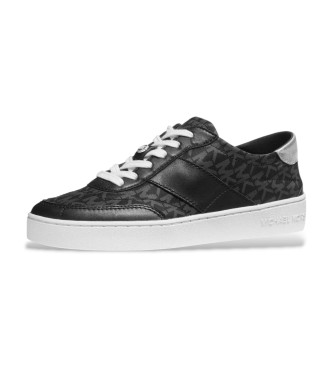 Michael Kors Kaycee Leren Sneakers zwart