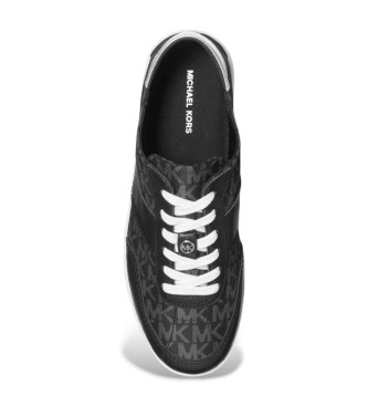 Michael Kors Kaycee Leren Sneakers zwart