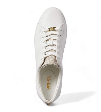 Michael Kors Sapatos de couro Keaton brancos