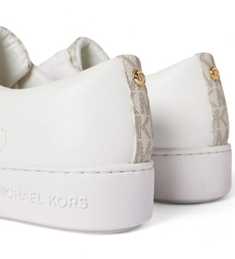 Michael Kors Sapatos de couro Keaton brancos