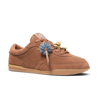 Michael Kors Zapatillas de Piel Nolan con adornos marrón 