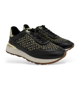 Michael Kors Leren sportschoenen Nove zwart