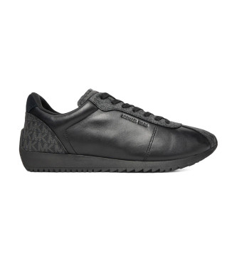 Michael Kors Zapatillas de piel Rhodes negro