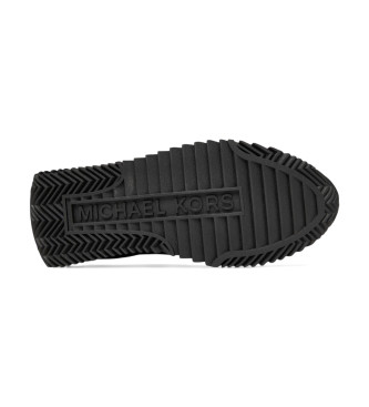 Michael Kors Zapatillas de piel Rhodes negro