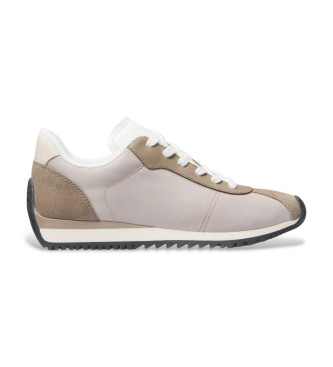 Michael Kors Rhodes Trainer Baskets en cuir beige