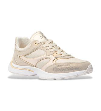 Michael Kors Riley Trainer - Baskets en cuir beige