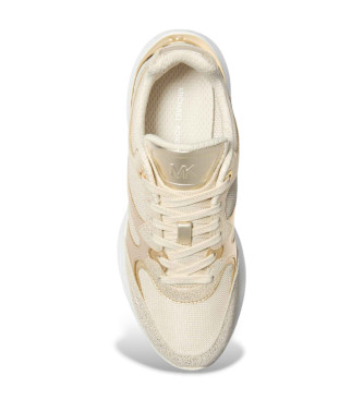 Michael Kors Riley Trainer - Baskets en cuir beige