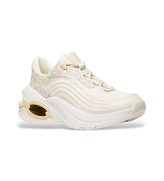 Michael Kors Baskets Toni Slip On Trainer en cuir beige