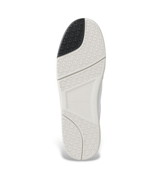Michael Kors Wilton Perforated leather trainers white