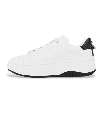 Michael Kors Dottie witte leren sportschoenen