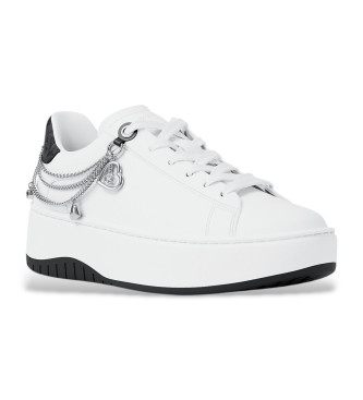 Michael Kors Dottie witte leren sportschoenen