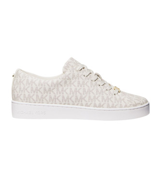 Michael Kors Sneakers Keaton con logo beige