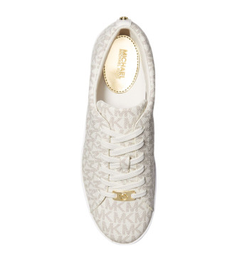 Michael Kors Baskets Keaton avec logo beige