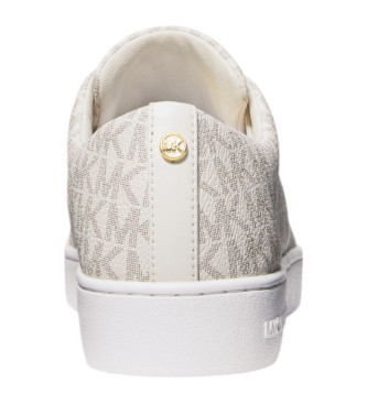 Michael Kors Sneakers Keaton con logo beige