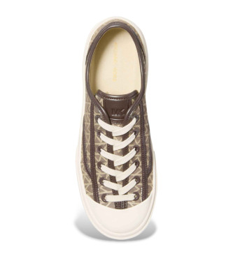 Michael Kors Turnschuhe Mk2000 Jacquard braun