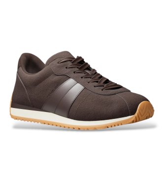 Michael Kors Reign brown suede sneaker