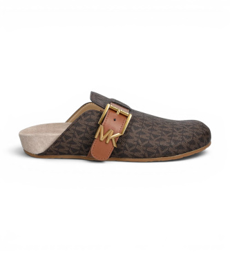 Michael Kors Zapatos Greta con logotipo marrón