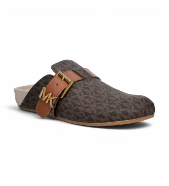 Michael Kors Zapatos Greta con logotipo marrón