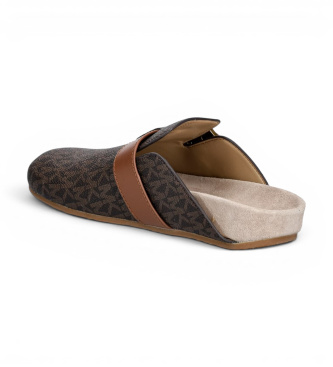 Michael Kors Zapatos Greta con logotipo marrón