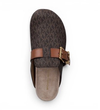 Michael Kors Zapatos Greta con logotipo marrón