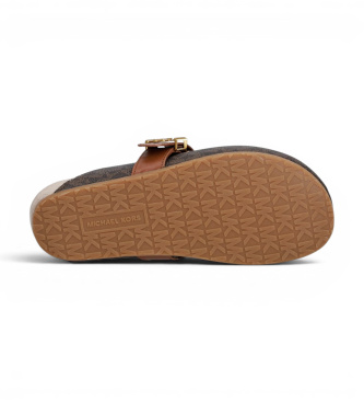 Michael Kors Zapatos Greta con logotipo marrón