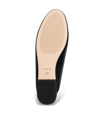 Michael Kors Zuecos de Piel McKenzie negro
