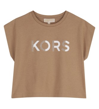 Michael Kors Logo T-shirt bruin