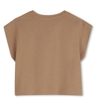 Michael Kors Logo T-shirt bruin