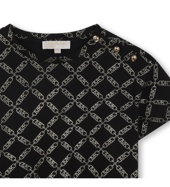 Michael Kors Maglietta nera stampata